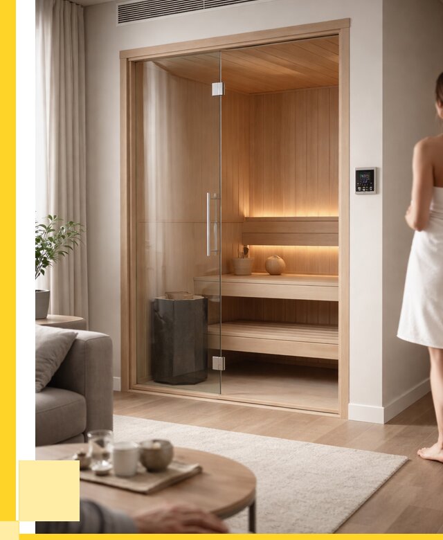 Сауна в квартире под ключ в Мурманске от 123384 р. ЭриданМрм