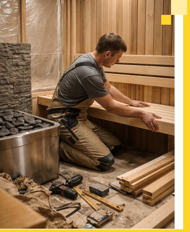 Сауны для дома под ключ с проектированием и монтажом в Мурманске