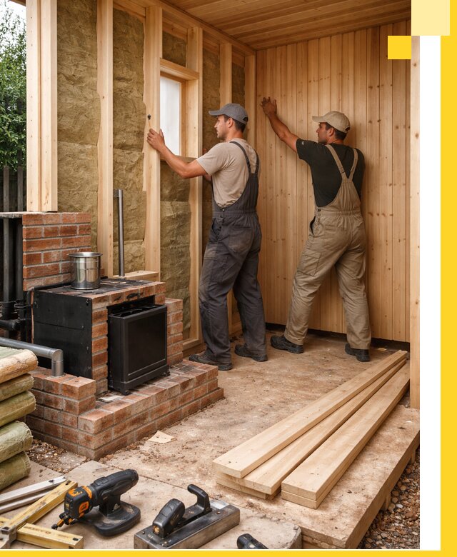 Строительство и установка дачных саун под ключ в Мурманске