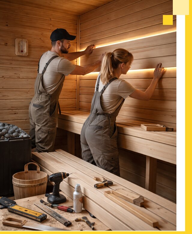 Дизайн саун и бань под ключ с индивидуальным проектом в Мурманске