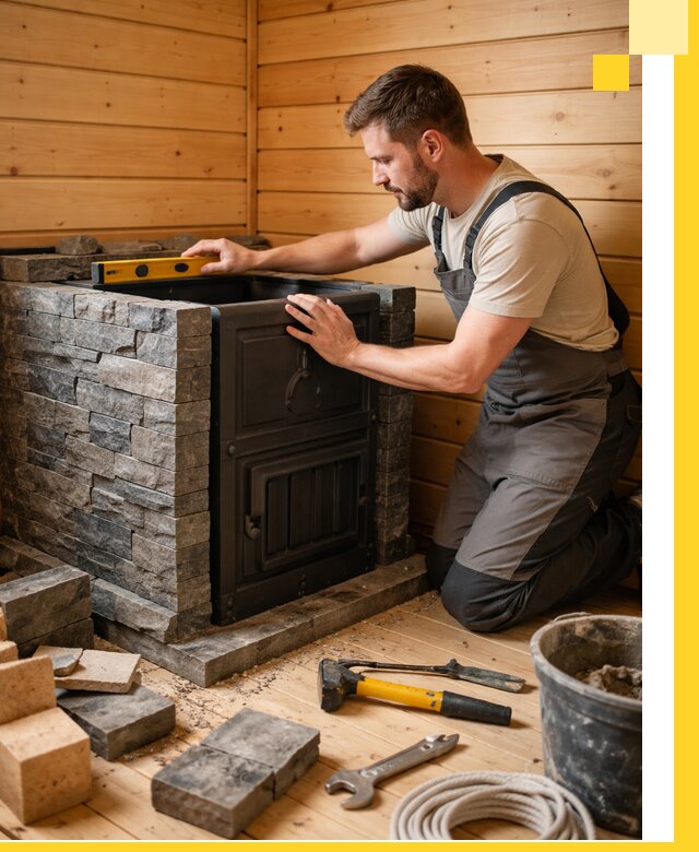 Производство и установка печей для саун под ключ в Мурманске