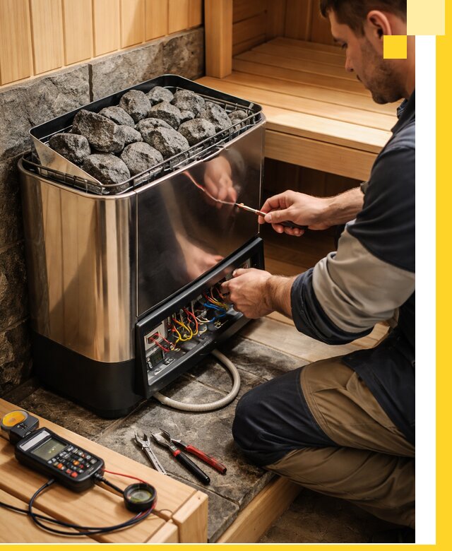 Продажа и установка электрокаменок для саун в Мурманске