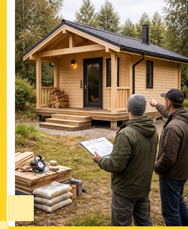 Каркасные бани под ключ в Мурманске от 308460 р. | ЭриданМрм