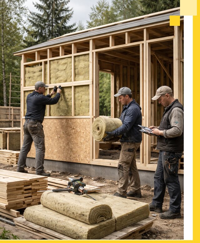 Проектирование и строительство каркасных бань в Мурманске под ключ