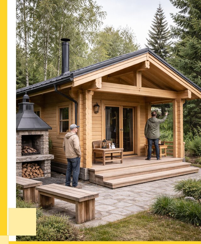 Деревянные бани под ключ в Мурманске от 462690 р. | ЭриданМрм