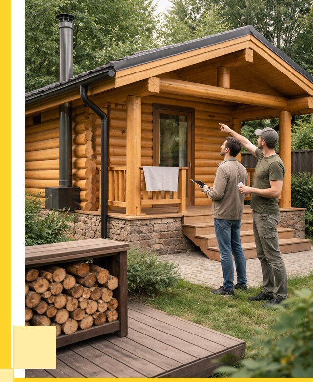 Бани для дачи под ключ в Мурманске от 257050 р. | ЭриданМрм