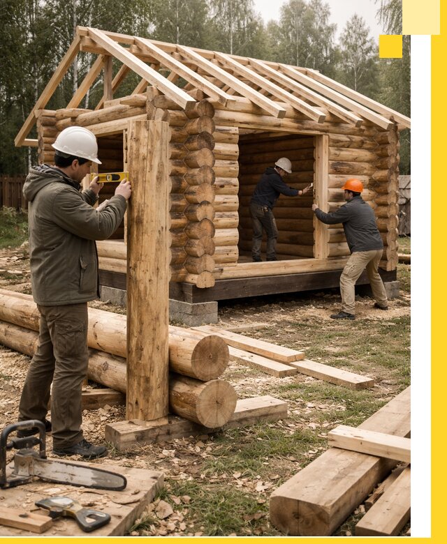 Строительство бань для дачи под ключ в Мурманске с доставкой и монтажом