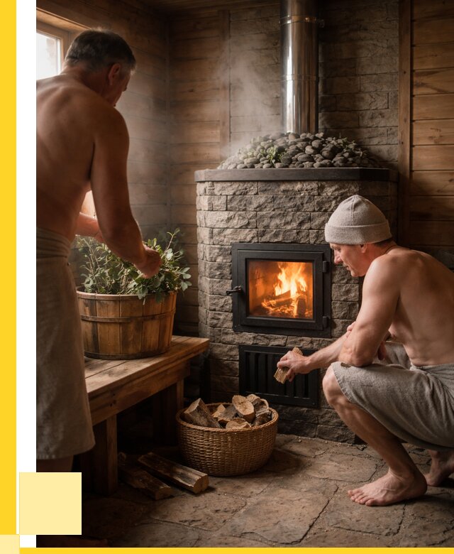 Банные печи под ключ в Мурманске от 46269 р. | ЭриданМрм кирпичная