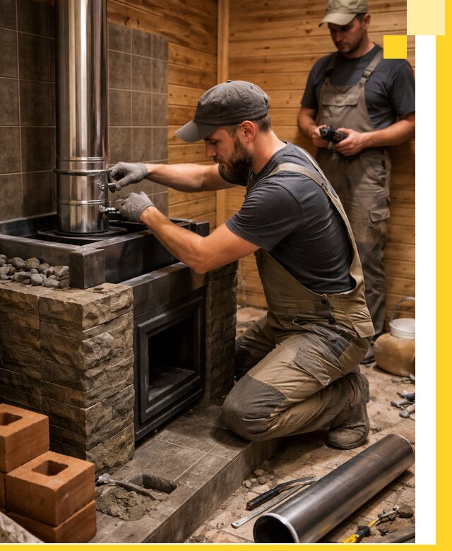 Изготовление и установка банных печей под ключ в Мурманске