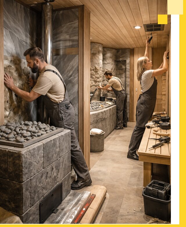 Строительство бань и SPA процедур в Мурманске под ключ и отделкой