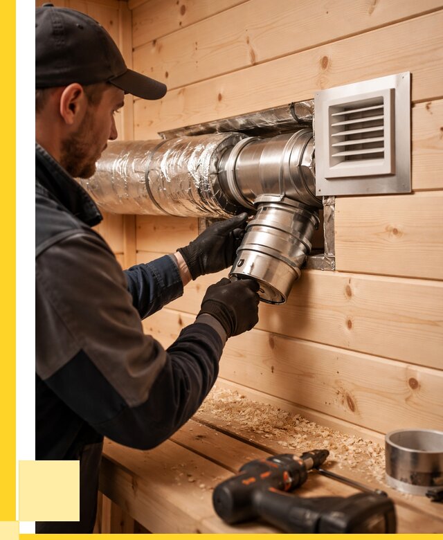 Монтаж вентиляции бани в Мурманске от 12338 р. | ЭриданМрм