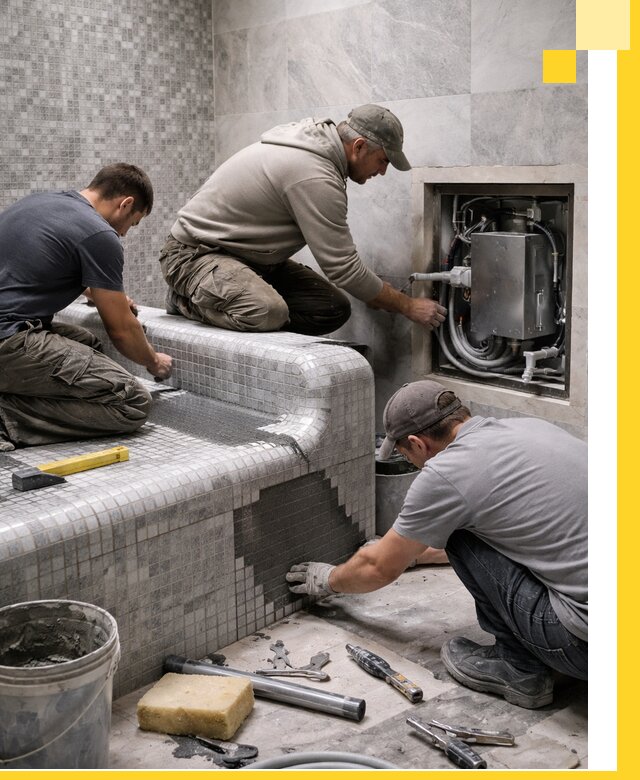 Проекты хамамов под ключ в Мурманске и дизайн и строительство