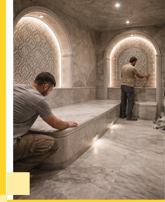 Турецкие бани под ключ в Мурманске от 257050 р. | ЭриданМрм