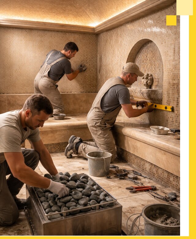 Проектирование и строительство хамама и сауны в Мурманске