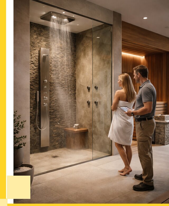 Купить душ впечатлений для дома в Мурманске от 87397 р. | ЭриданМрм