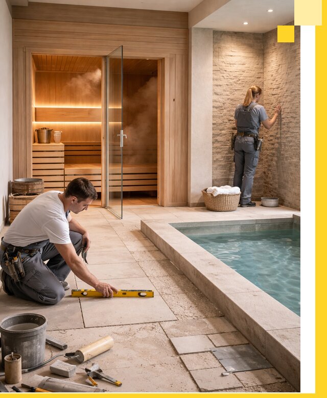 Комплексный дизайн и отделка интерьеров SPA под ключ в Мурманске